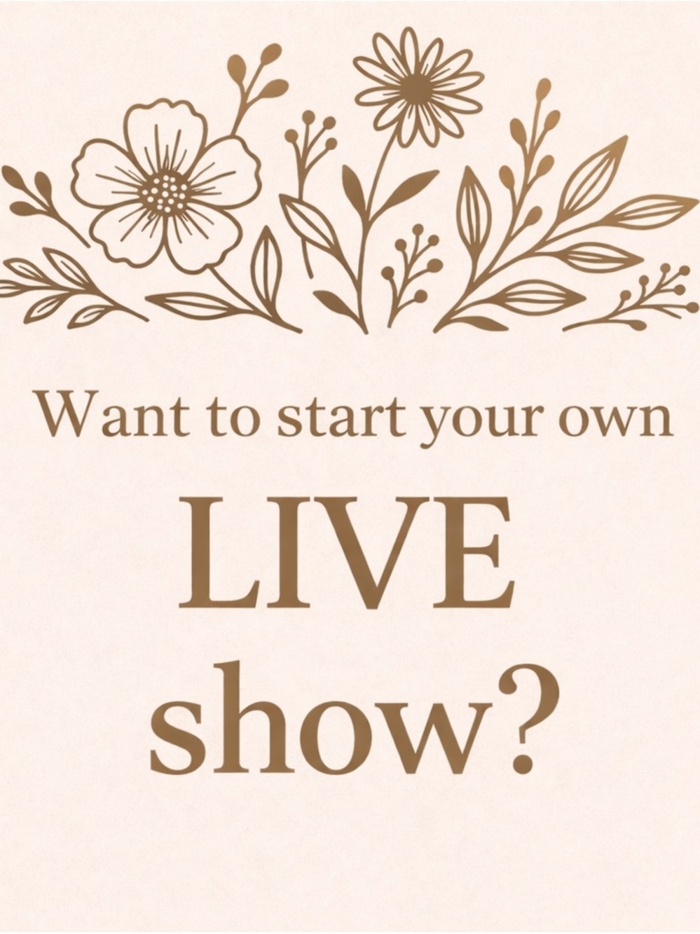 BEGINNER Course 📚 LIVE Shows